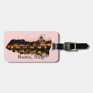 Étiquette À Bagage Rome, Italie : La Cité romantique de nuit