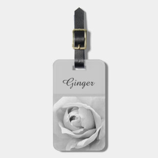 Étiquette À Bagage Rose de nom élégant
