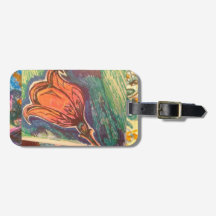 Rose en verre tendu.