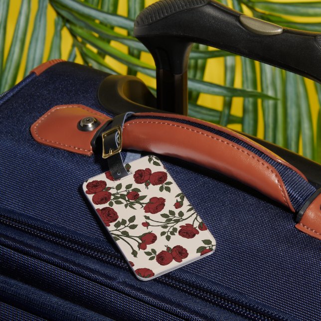 Étiquette À Bagage Rose Florentina (Insitu Rectoal 1)