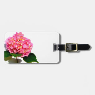 Étiquette À Bagage Rose Hydrangea rose fleur rose rose floral