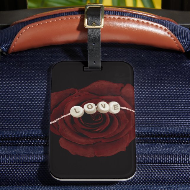 Étiquette À Bagage Rose rouge (Insitu Rectoal 2)