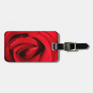 Étiquette À Bagage Rose rouge