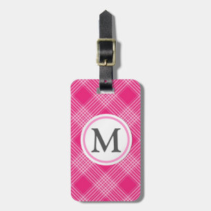 Étiquette À Bagage Rose vérifié