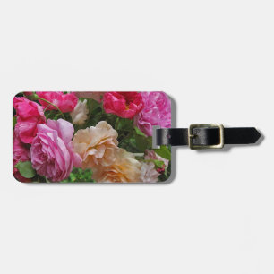 Étiquette À Bagage Roses à l'ancienne