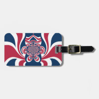 Rouge bleu Kaleidoscope