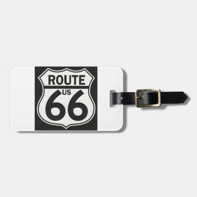 Étiquette À Bagage Route 66 - La route mère (Devant horizontal)