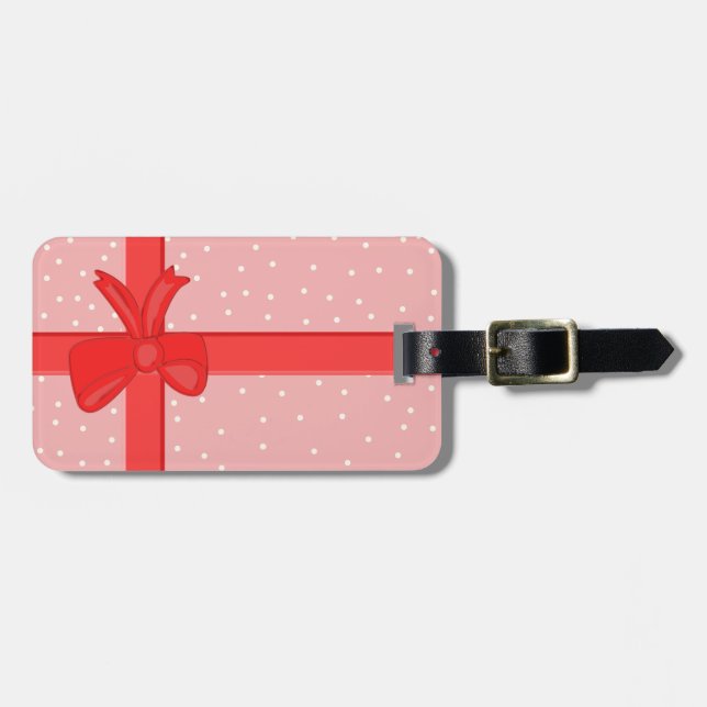 Étiquette À Bagage ruban d'emballage cadeau (Devant horizontal)