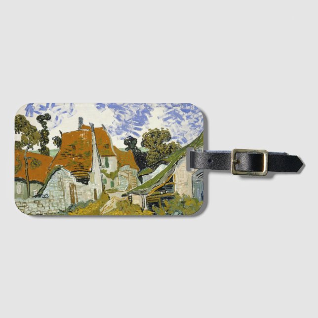 Étiquette À Bagage Rue à Auvers-sur-Oise Vincent van Gogh (Devant Horizontal)