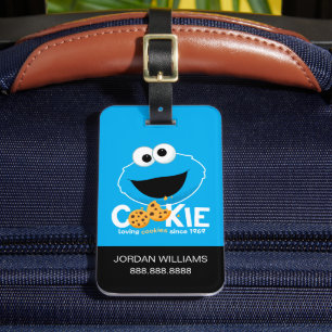 Étiquette À Bagage Rue Sésame Cookie Monster Lookies