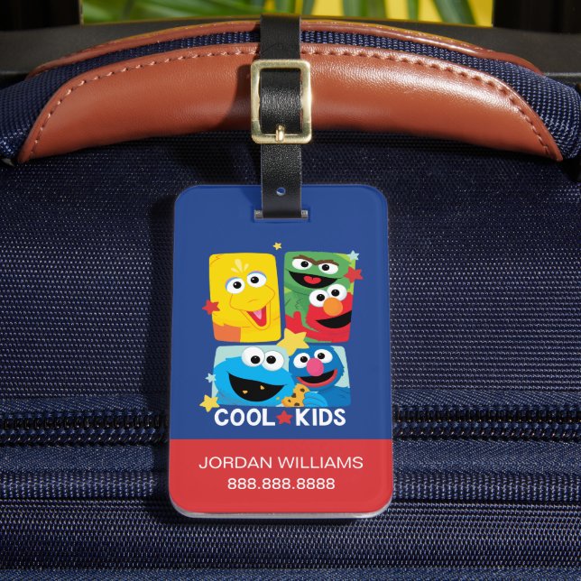 Étiquette À Bagage Rue Sésame | Enfants Cool (Insitu Rectoal 2)