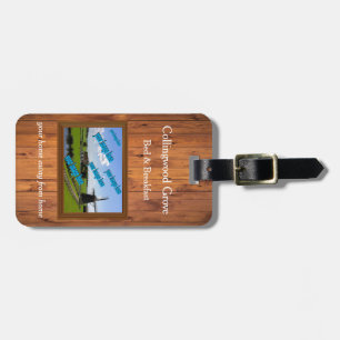 Étiquette À Bagage Rustic Chambres d'hôtes 🌿 Promotionnels