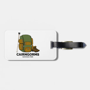 Étiquette À Bagage Sac à dos du parc national de Cairngorms en Écosse