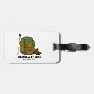 Étiquette À Bagage Sac à dos du parc national Wrangell-St. Elias