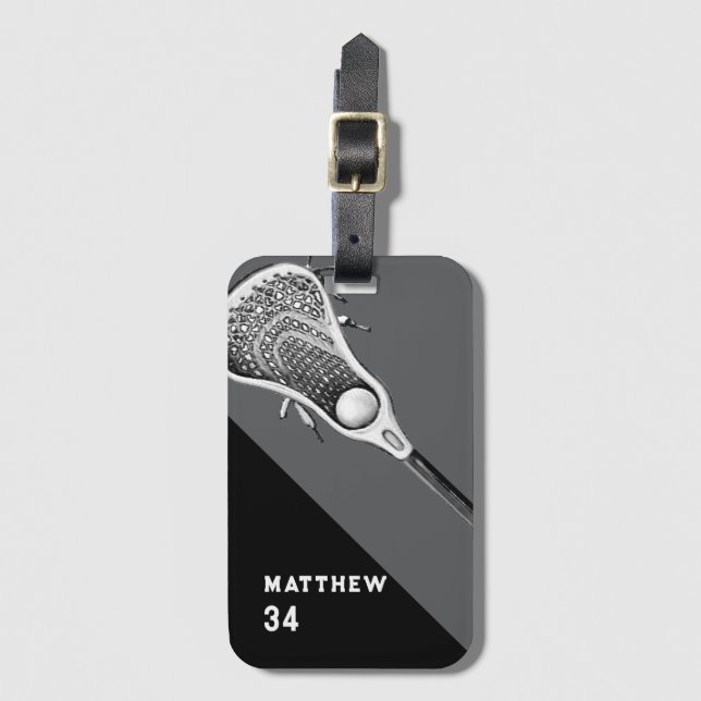 Étiquette À Bagage Sac à engrenages de crosse (Devant Vertical)