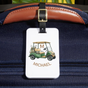 Étiquette À Bagage Sac personnalisé pour homme avec monogramme et nom