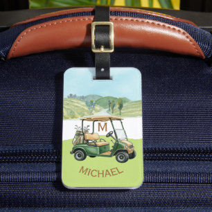 Étiquette À Bagage Sac personnalisé pour homme avec monogramme et nom