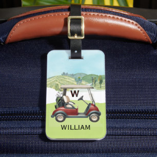 Étiquette À Bagage Sac personnalisé pour homme avec monogramme et nom