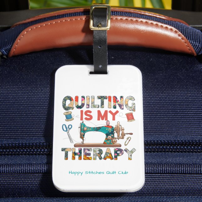 Étiquette À Bagage Sac Thérapeutique Personnalisé De Patchwork (Insitu Rectoal 2)