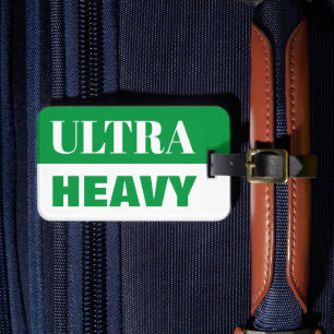 Étiquette À Bagage Sacoche de voyage ultra lourde valise avec sangle
