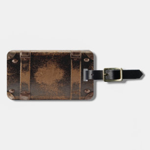 Étiquette À Bagage Sacoche en cuir vintage