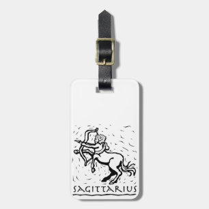 Étiquette À Bagage Saggitarius Anniversaire Année Signe astrologique