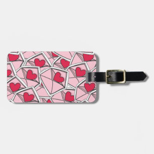 Étiquette À Bagage Saint Valentin au coeur des enveloppes