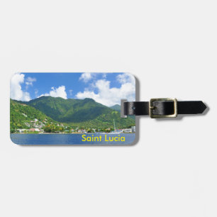 Étiquette À Bagage Sainte-Lucie