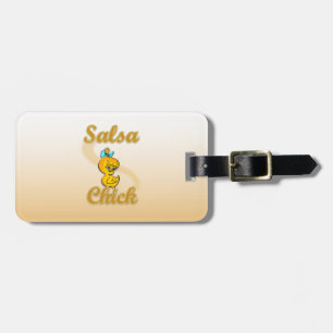 Étiquette À Bagage Salsa Chick