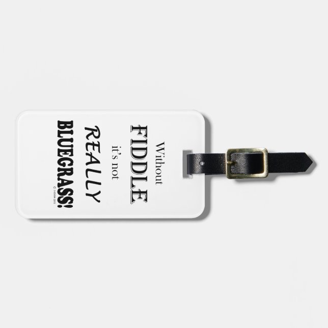 Étiquette À Bagage Sans fibrose - Bluegrass (Devant horizontal)