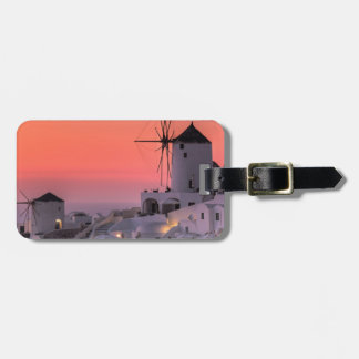 Étiquette À Bagage Santorin, Grèce
