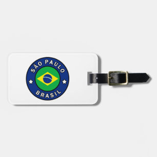 Étiquette À Bagage São Paulo Brésil