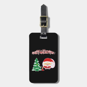 Étiquette À Bagage Sapin de Noël