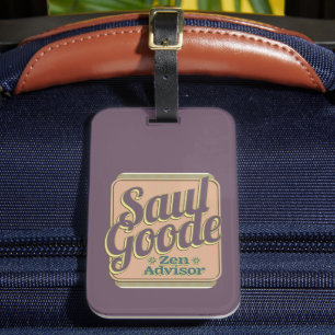 Étiquette À Bagage Saul Goode Zen Advisor Purple Mauve BG