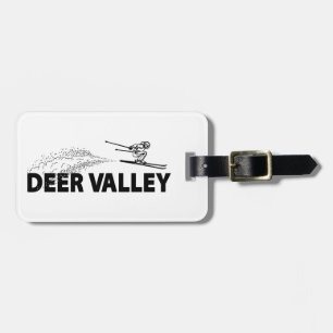 Étiquette À Bagage Sauteur à ski de Deer Valley Utah