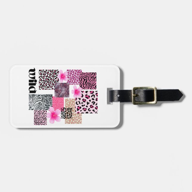 Étiquette À Bagage sauvage (Devant horizontal)