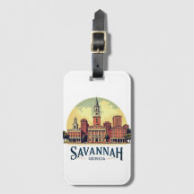 Savannah Georgia Skyline  