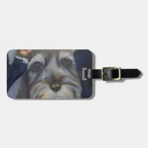 Étiquette À Bagage Schnauzer