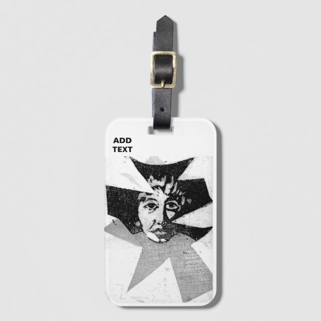 Étiquette À Bagage Sci-Fi (Devant Vertical)