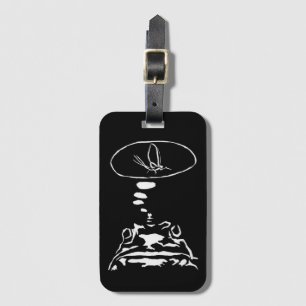 Étiquette À Bagage Sci-Fi smart animaux "Hungry Frog Dreams"