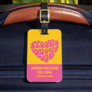 Étiquette À Bagage Scooby Doo Doo Heart
