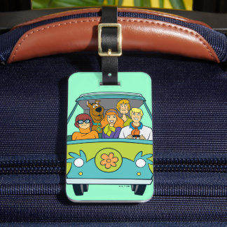 Étiquette À Bagage Scooby-Doo & Gang Mystery Machine