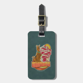 Étiquette À Bagage Scooby-Doo | Pile de pizza graphique "Munchies"