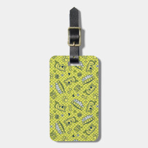 Étiquette À Bagage Scooby Snacks Galore Checker Motif