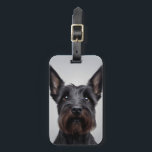 Étiquette À Bagage Scottish Terrier<br><div class="desc">Terrier écossais mignon.</div>