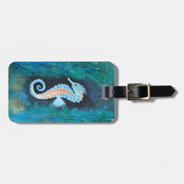 Étiquette À Bagage Sea Horse luggage tag (Devant horizontal)