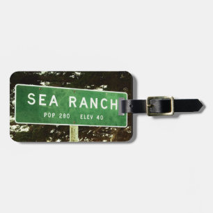 Étiquette À Bagage Sea Ranch Californie 