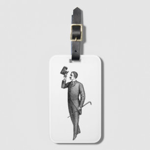 Étiquette À Bagage Selfie, Gentleman victorien