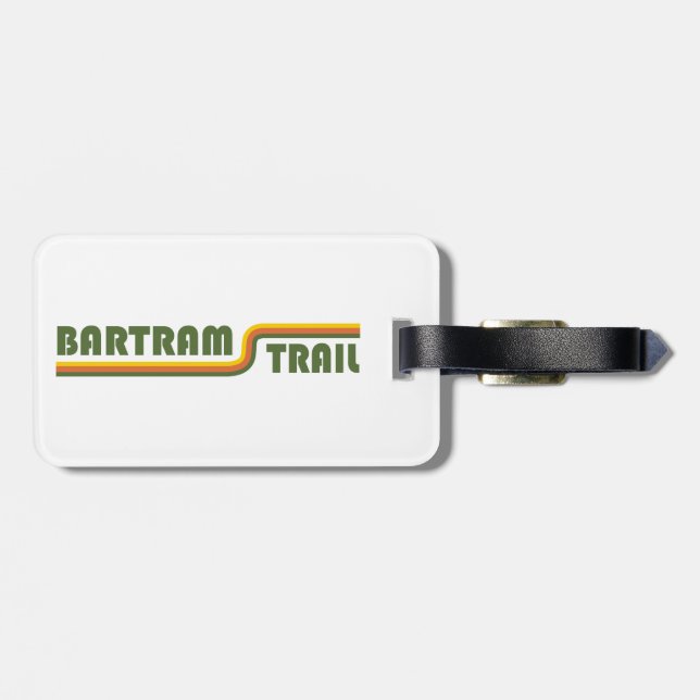 Étiquette À Bagage Sentier Bartram Géorgie Caroline du Nord (Dos horizontal)