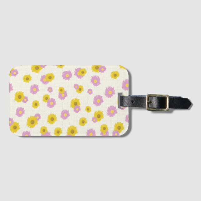 Étiquette À Bagage Serviette de plage Daisy (Devant Horizontal)